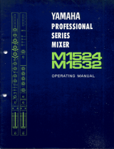 Yamaha M1524 Инструкция по применению