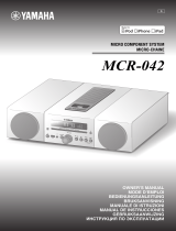Yamaha MCR-042 White Руководство пользователя
