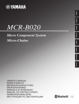 Yamaha MCR-B020 Инструкция по применению