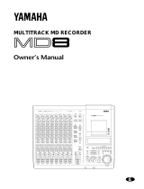 Yamaha MD 8 Руководство пользователя