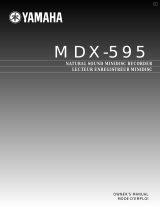 Yamaha MDX-595 Руководство пользователя