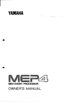 Yamaha MEP4 Инструкция по применению