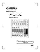 Yamaha MG10/2 Руководство пользователя