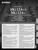 Yamaha mg124c compact mengpaneel met 12 kanalen Руководство пользователя