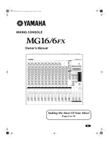 Yamaha MG16XU Руководство пользователя