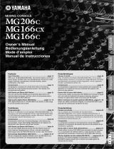 Yamaha mg166c 16 kanaals mengpaneel Инструкция по применению