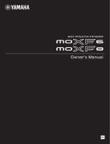 Yamaha MOXF6 Руководство пользователя
