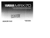 Yamaha MRX-70 Инструкция по применению
