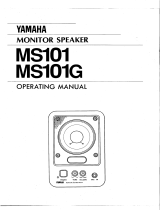Yamaha MS101G Инструкция по применению