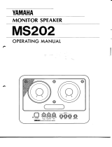 Yamaha MS202 Инструкция по применению