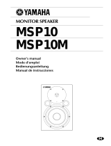 Yamaha MSP10 Инструкция по применению