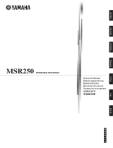 Yamaha MSR250 Руководство пользователя