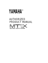 Yamaha MT1X Инструкция по применению