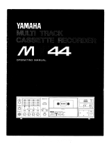 Yamaha MT44 Инструкция по применению