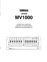 Yamaha MV1000 Инструкция по применению