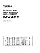 Yamaha MV422 Инструкция по применению