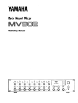 Yamaha MV802 Инструкция по применению