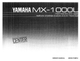 Yamaha MX-1000 Инструкция по применению