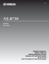 Yamaha NS-B750 Инструкция по применению