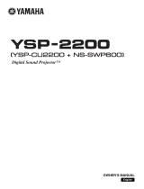 Yamaha YSP-2200BL Руководство пользователя