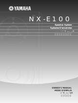 Yamaha NX-E100 Инструкция по применению