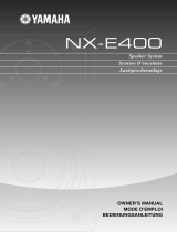 Yamaha RX-E400 Инструкция по применению