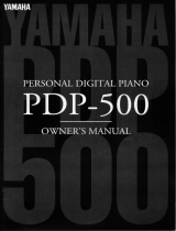 Yamaha PDP-500 Инструкция по применению