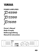 Yamaha P3200 Инструкция по применению