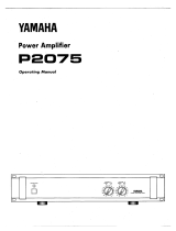 Yamaha P2075 Инструкция по применению