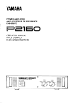 Yamaha P2160 Инструкция по применению