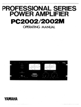 Yamaha PC2002M Инструкция по применению