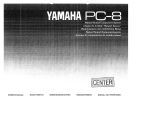 Yamaha PC-8 Инструкция по применению