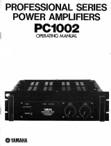 Yamaha PC1002 Инструкция по применению