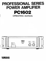 Yamaha PC1602 Инструкция по применению