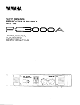 Yamaha PC3000A Инструкция по применению