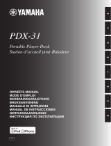 Yamaha PDX-31 Инструкция по применению