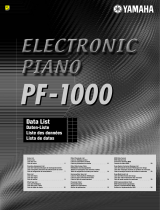 Yamaha PF-1000 Техническая спецификация
