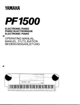 Yamaha PF-1500 Инструкция по применению