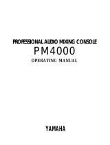 Yamaha PM4000 Руководство пользователя