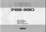 Yamaha PortaSound PSS-390 Инструкция по применению