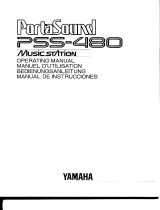 Yamaha PortaSound PSS-480 Инструкция по применению