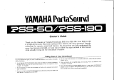 Yamaha PSS-190 Инструкция по применению