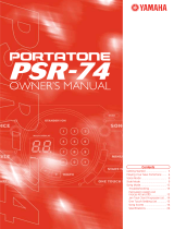 Yamaha PortaTone PSR - 74 Инструкция по применению