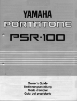Yamaha PSR-100 Инструкция по применению