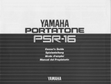 Yamaha PSR-16 Руководство пользователя