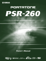 Yamaha Portatone PSR-160 Руководство пользователя