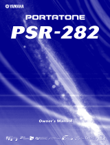 Yamaha Portatone PSR-282 Руководство пользователя