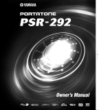Yamaha Portatone PSR-292 Руководство пользователя