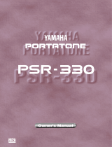 Yamaha PortaTone PSR-330 Инструкция по применению