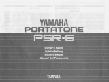 Yamaha PortaTone PSR-6 Инструкция по применению